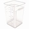 Carlisle Foodservice Squares Polycarbonate Food Storage Container, 22 qt, 11 13 x 11.13 x 15.72, Clear, Plastic 1195607 - alternate 1